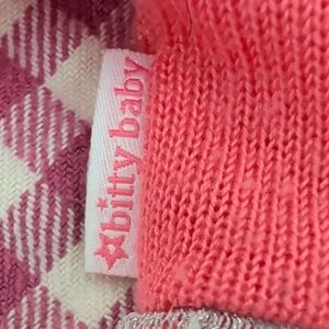 American Girl Bitty Baby Pink and White Outfit